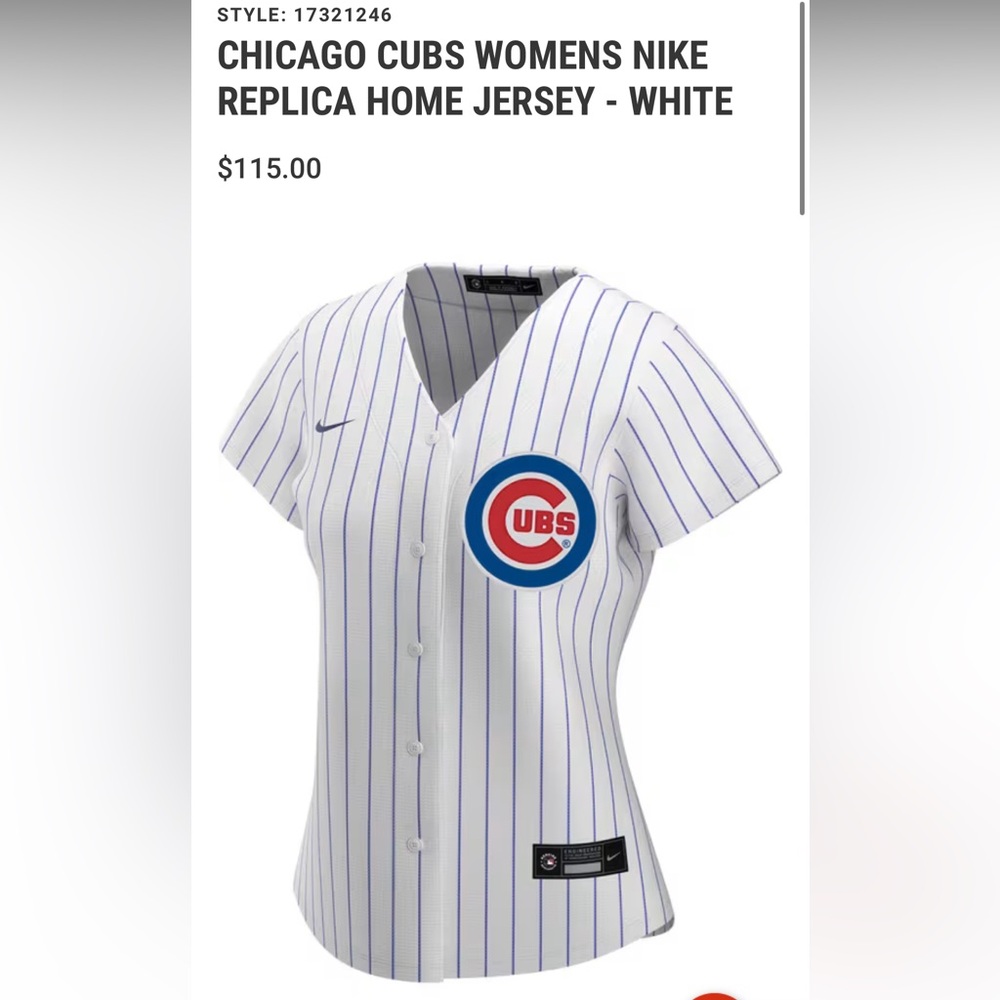 Women’s Nike Chicago Cubs Jersey